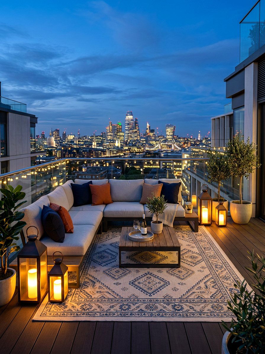 Rooftop Terrace Seating - 30 intimate hosting ideas