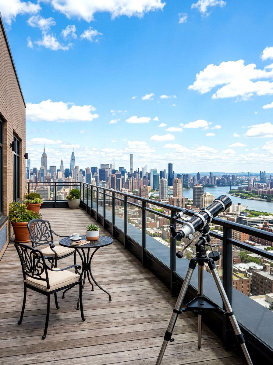 Rooftop Viewing Deck - 30 stargazing backyard ideas
