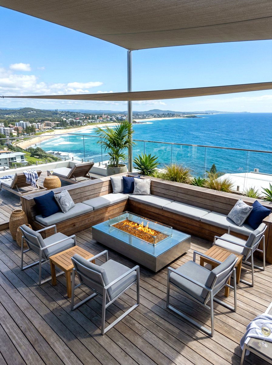 Rooftop beach deck - 30 beach house patio ideas