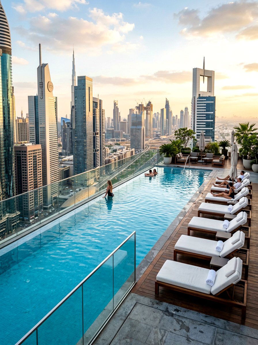 Rooftop infinity pool - 30 modern pool ideas