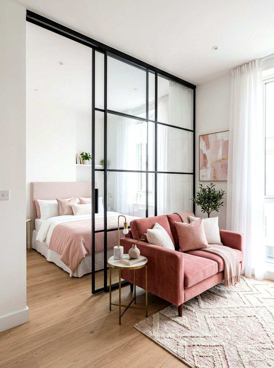 Room Divider - 30 micro apartment decor ideas