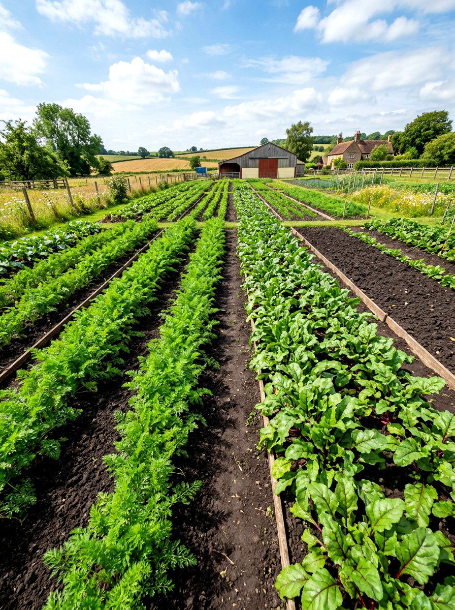 Root Vegetable Garden Plot - 30 edible backyard landscaping ideas