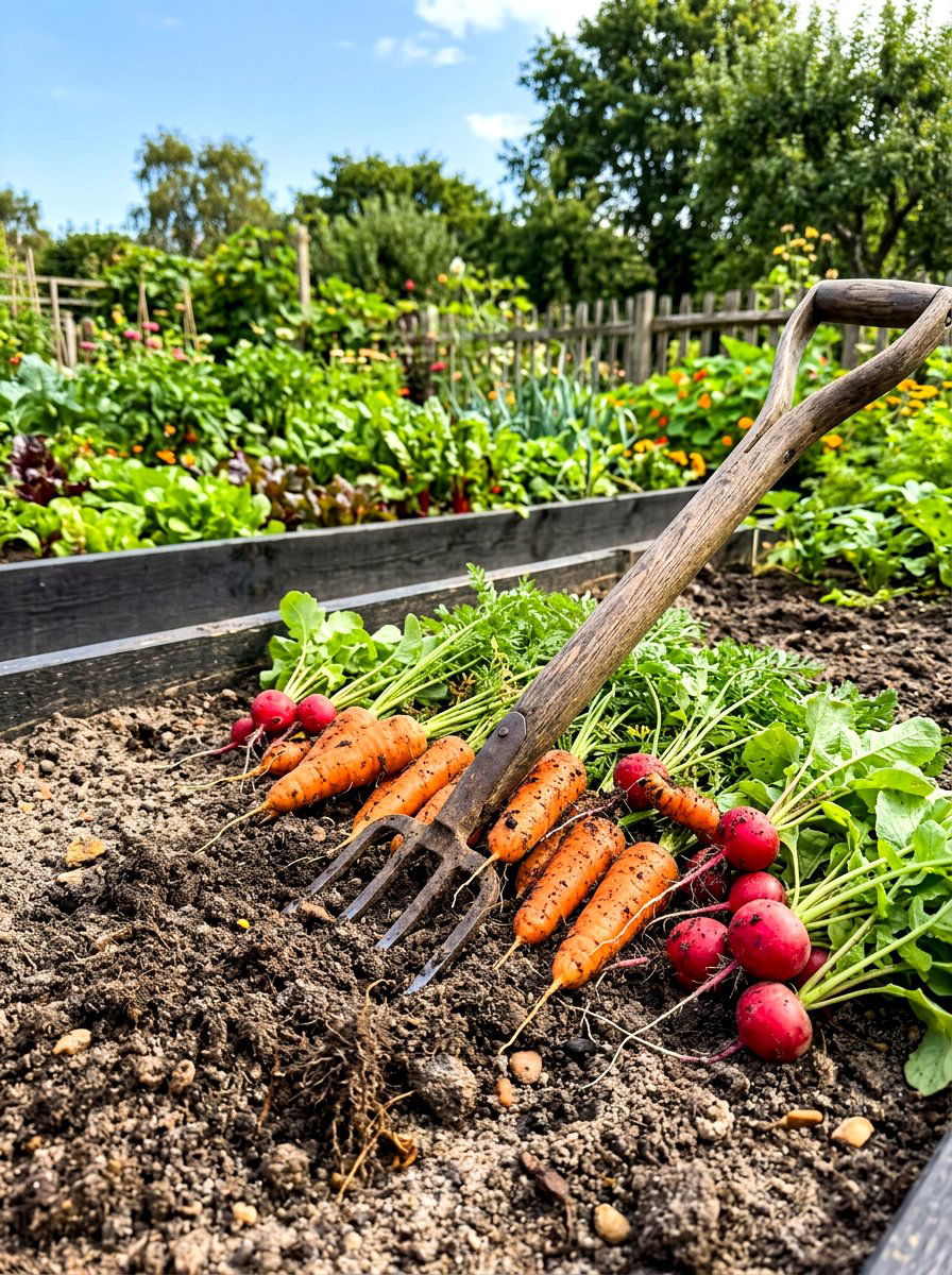 Root Vegetable Harvest - 30 vegetable garden harvest ideas