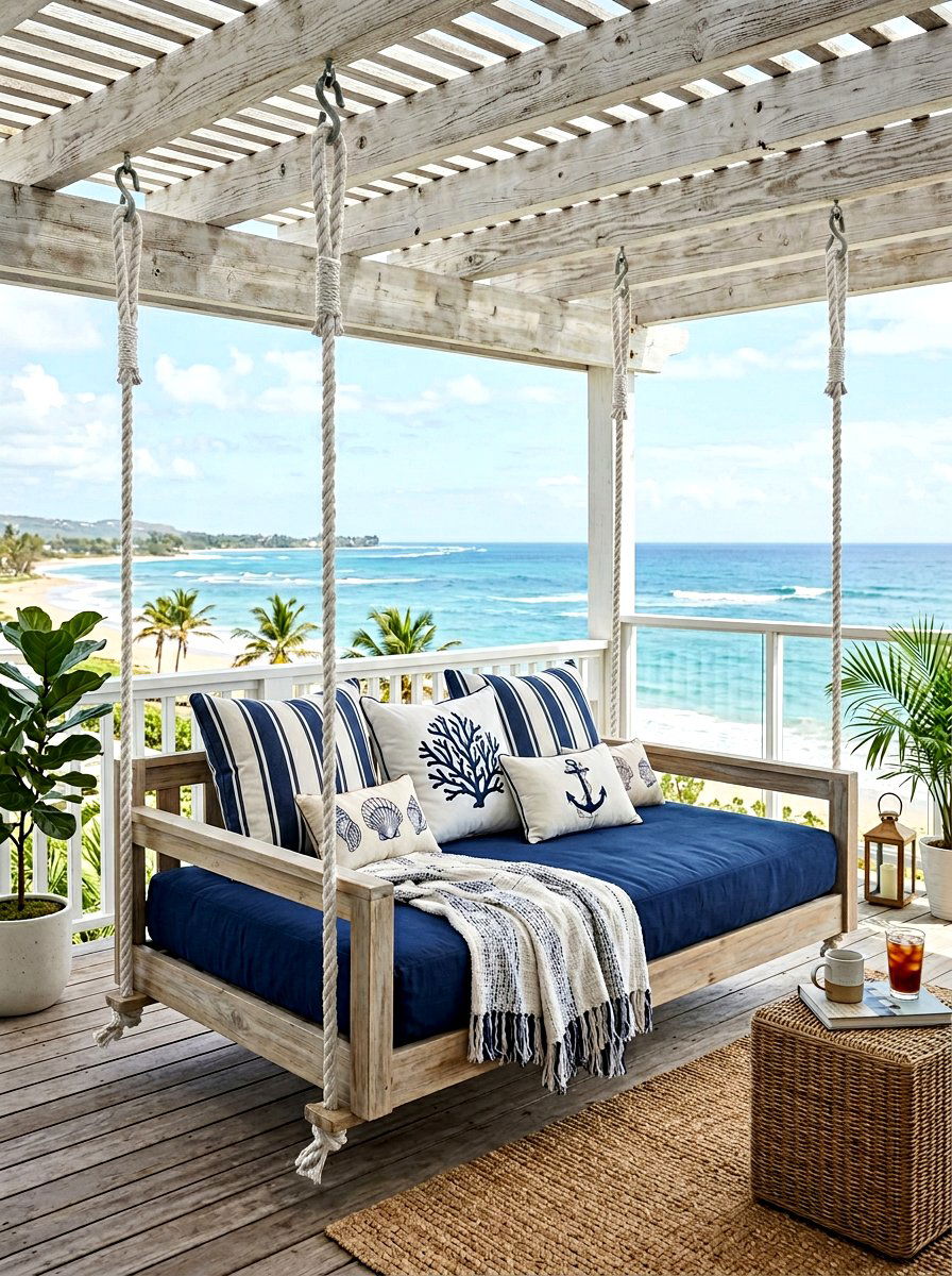 30 Hanging Daybed Ideas for Ultimate Breezy Backyard Comfort