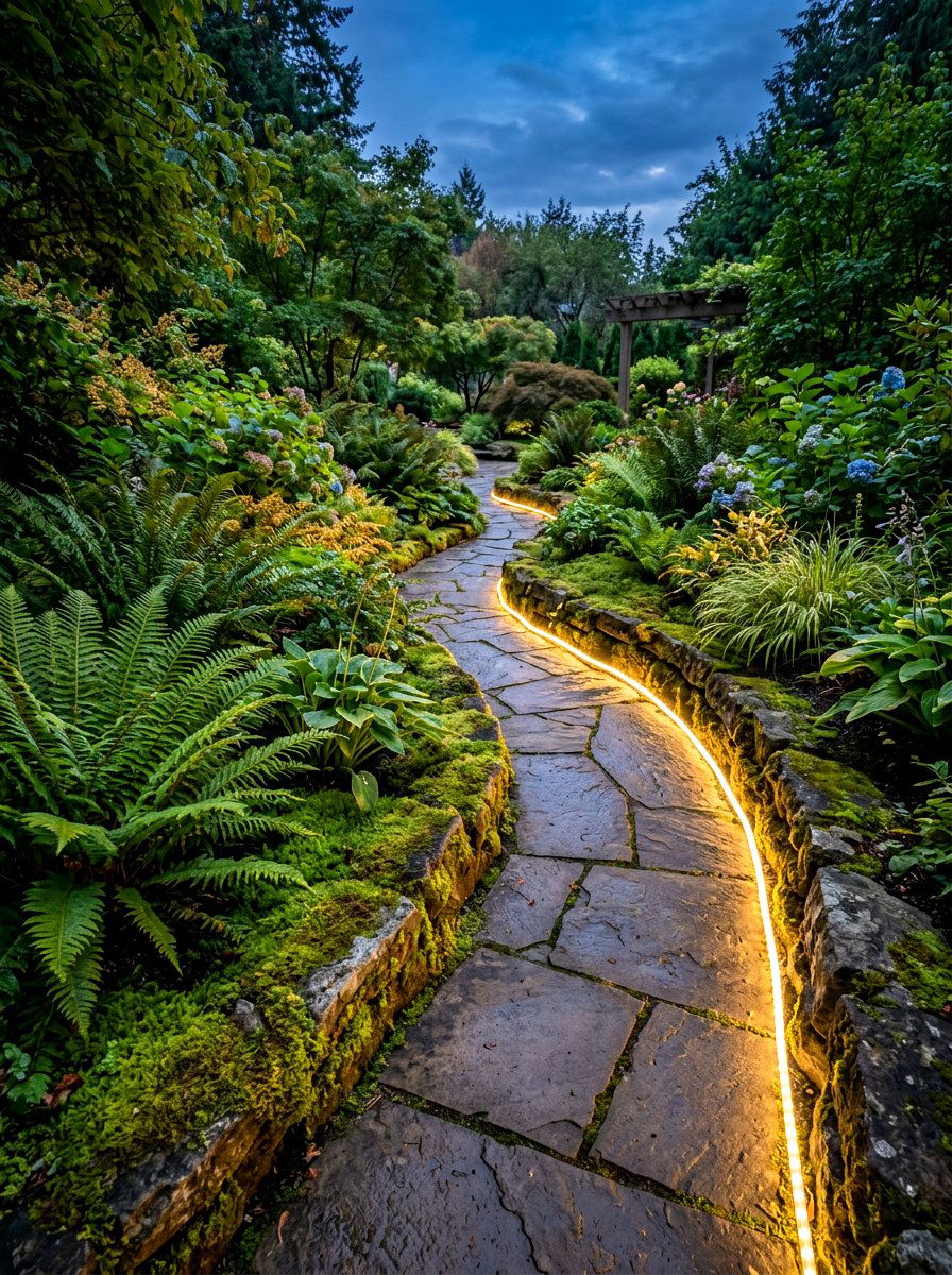 Rope Lighting For Walkways - 30 pathway lighting ideas