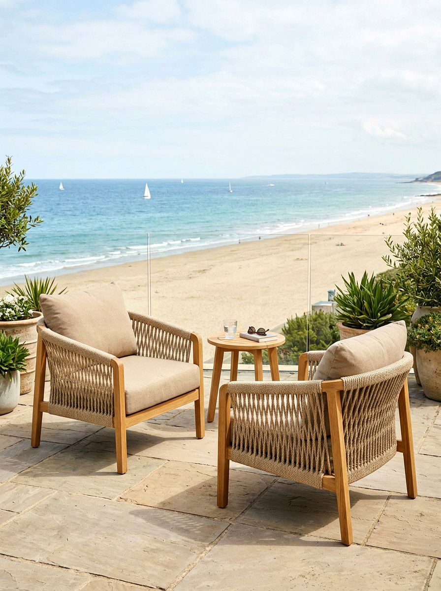Rope Weave Outdoor Chair - 30 outdoor lounge chair ideas