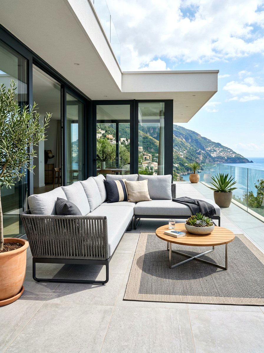 Rope Weave Outdoor Sofa - 30 outdoor sectional ideas