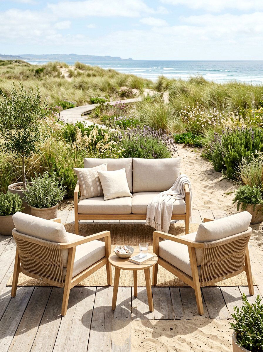Rope patio furniture - 30 patio furniture ideas