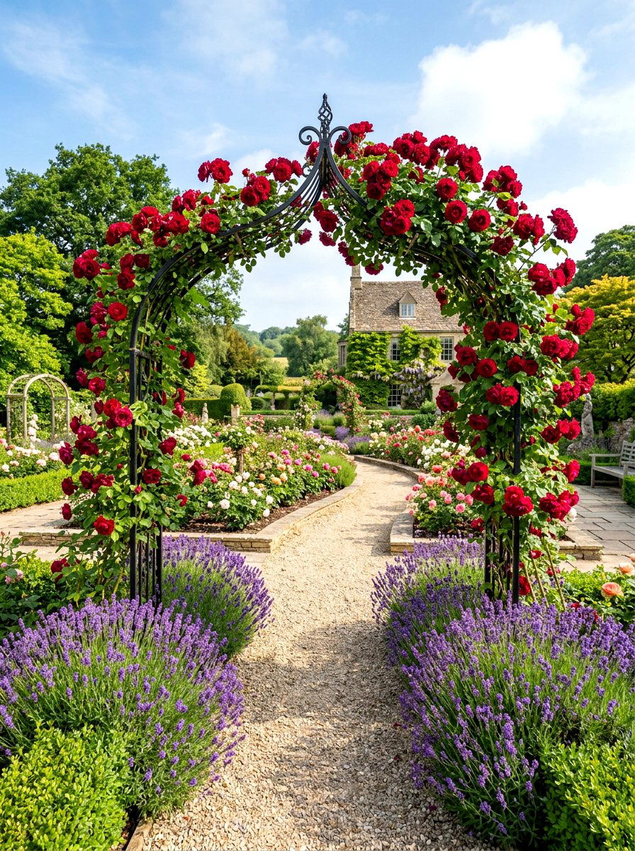 Rose Garden - 30 flower garden ideas