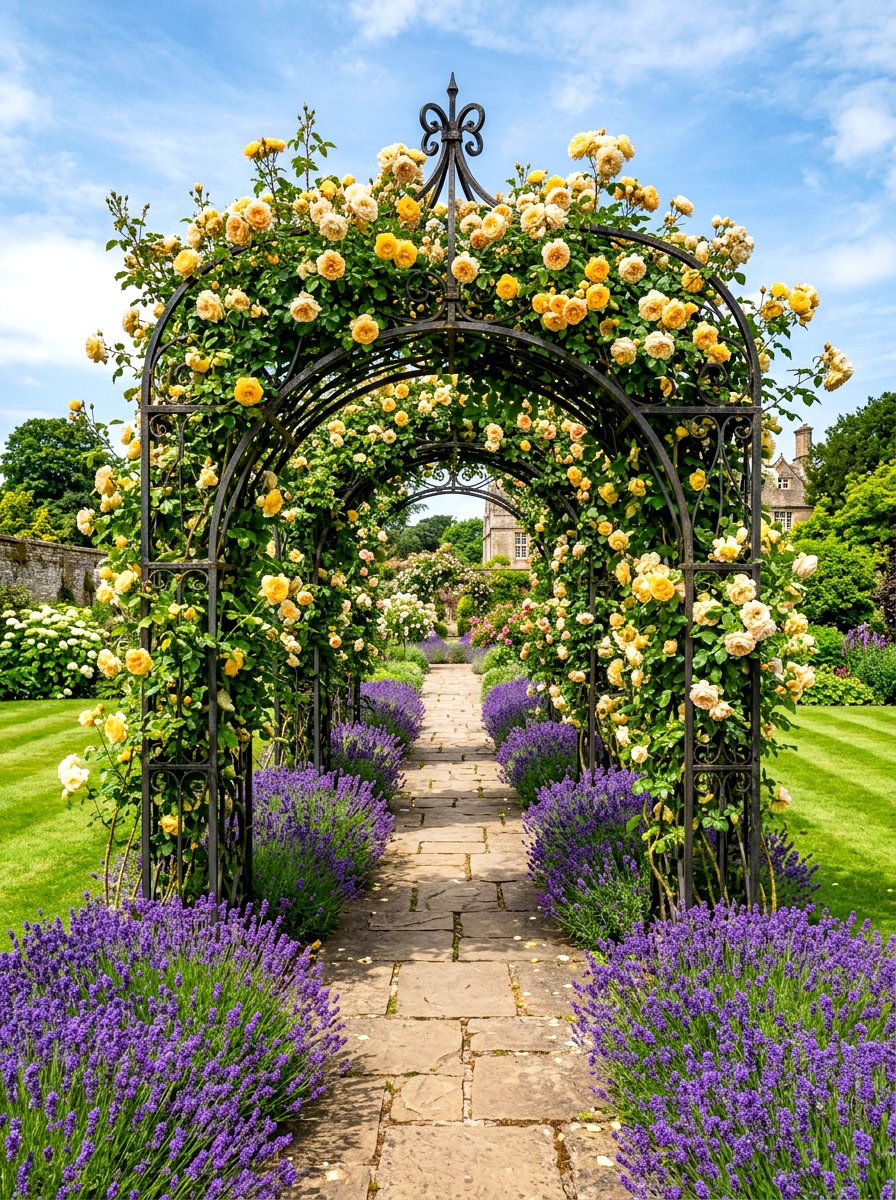 Rose Garden Archway - 30 rose garden ideas