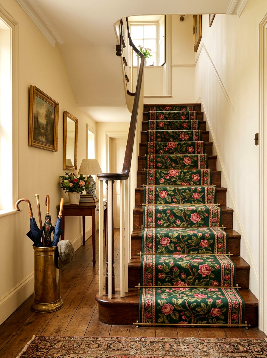 Rose Stair Runner