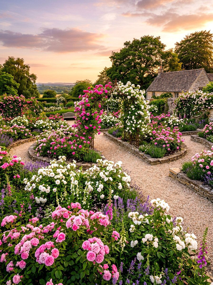 30 flower bed layout ideas: for a Balanced, Beautiful Garden