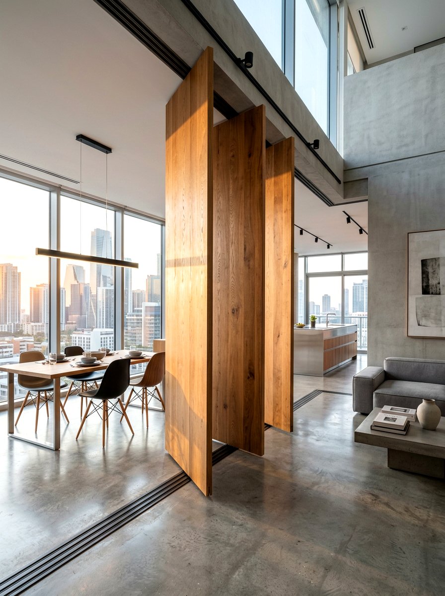 Rotating Panel - 30 room divider ideas