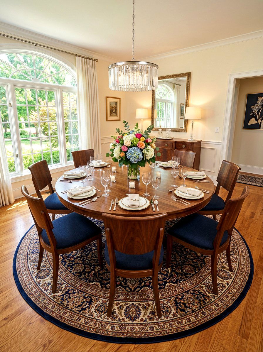 Round Dining Table Configuration - 30 supper club home ideas