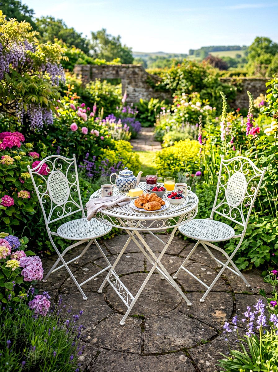 Round Folding Bistro Set - 30 folding bistro set ideas