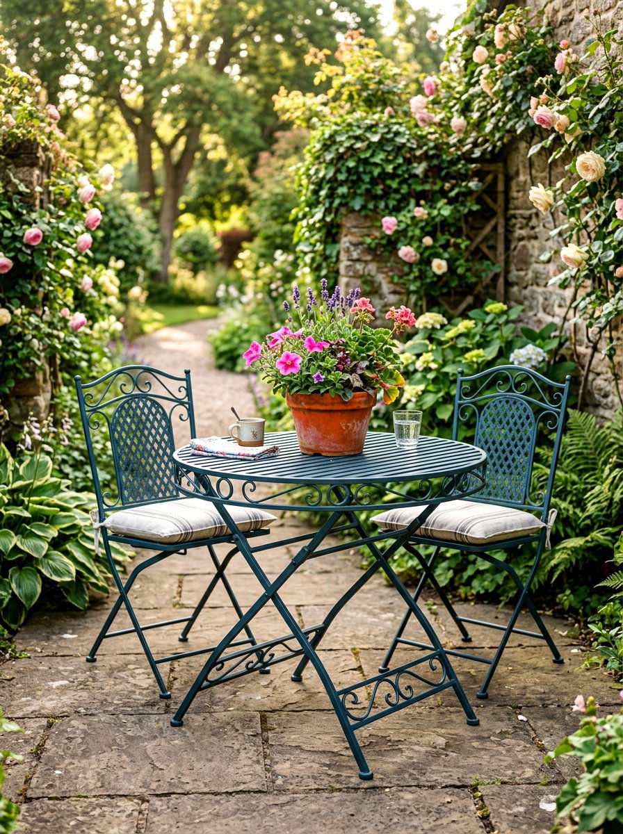 Round Folding Patio Table