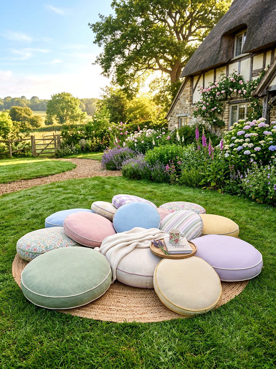 Round Outdoor Floor Pillow - 30 outdoor floor pillow ideas aesthetic
