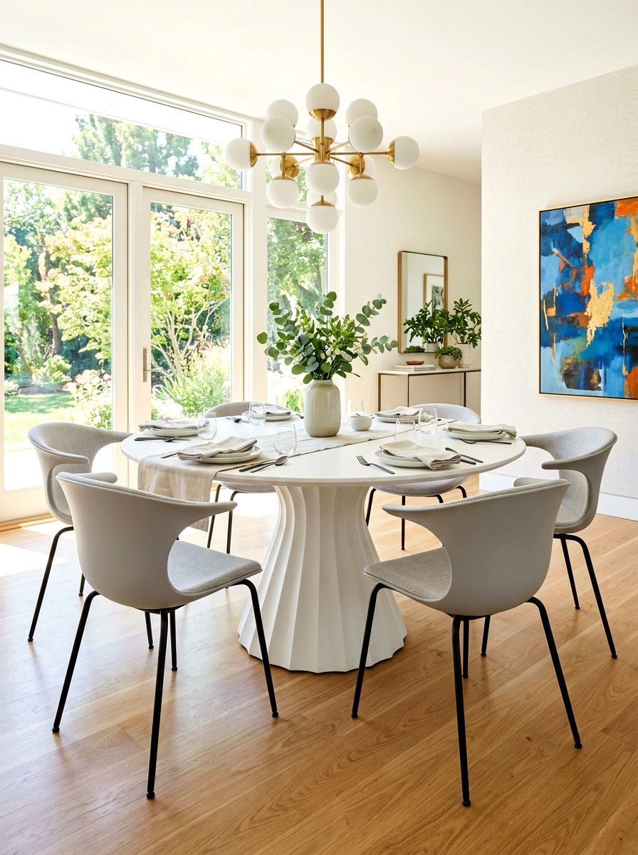 Round Pedestal Table Dining - 30 round dining room ideas