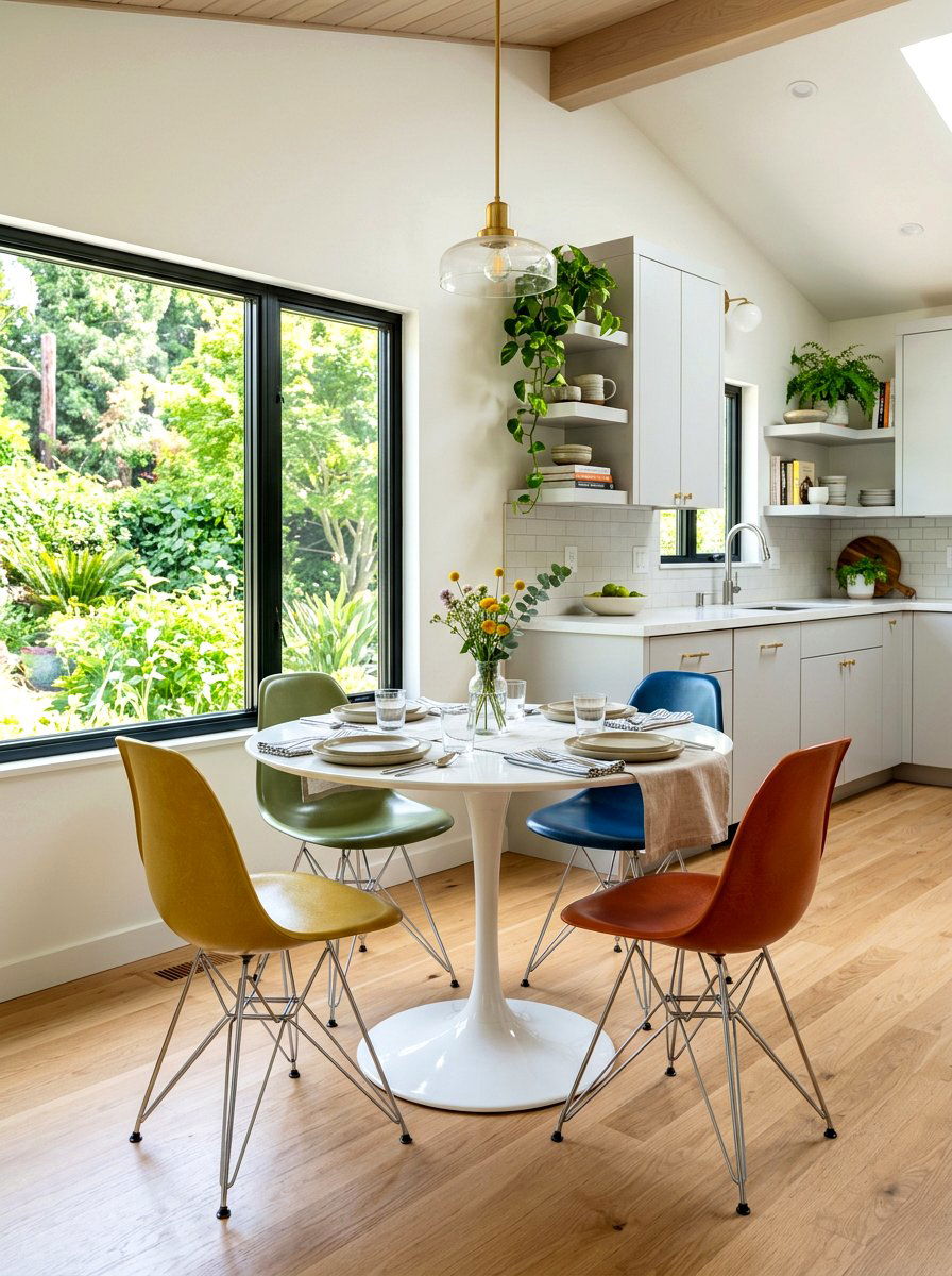 Round Pedestal Table In Kitchen - 30 kitchen dining area ideas