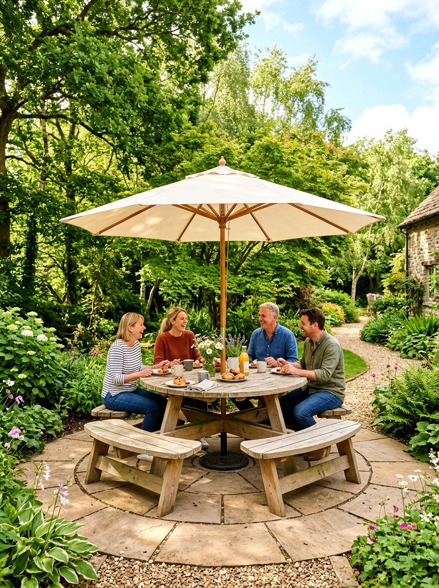 30 Picnic Table Patio Ideas for Summer Gatherings in Style - Suite 101