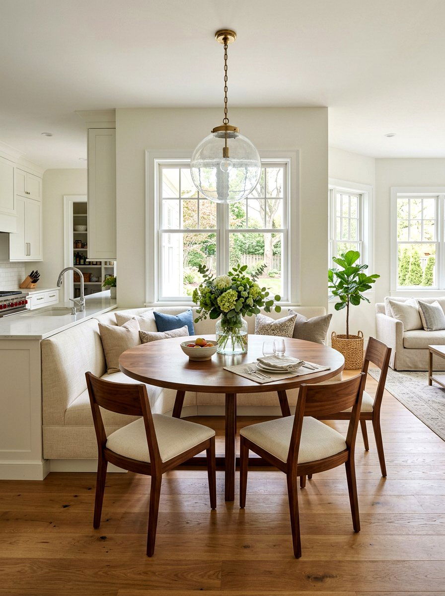 Round Table Kitchen Nook - 30 kitchen nook ideas