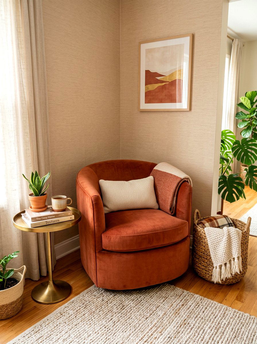 Rounded Armchair - 30 rounded furniture ideas