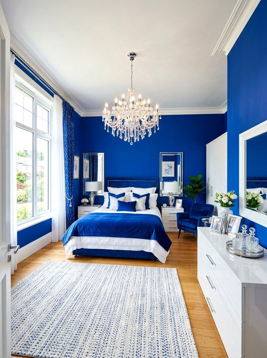 Royal Blue Bedroom - 30 ocean blue bedroom ideas