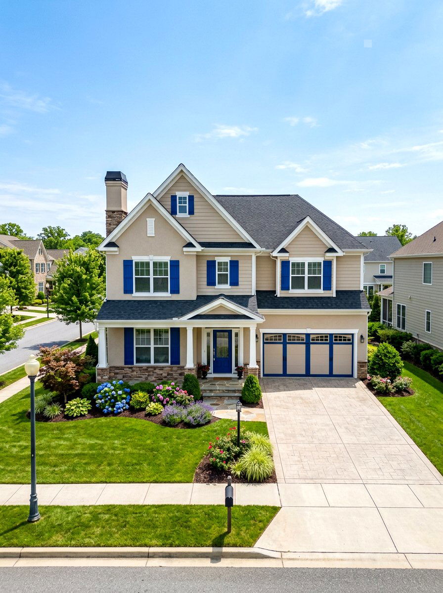 Royal Blue Decorative Shutters - 30 exterior shutters ideas