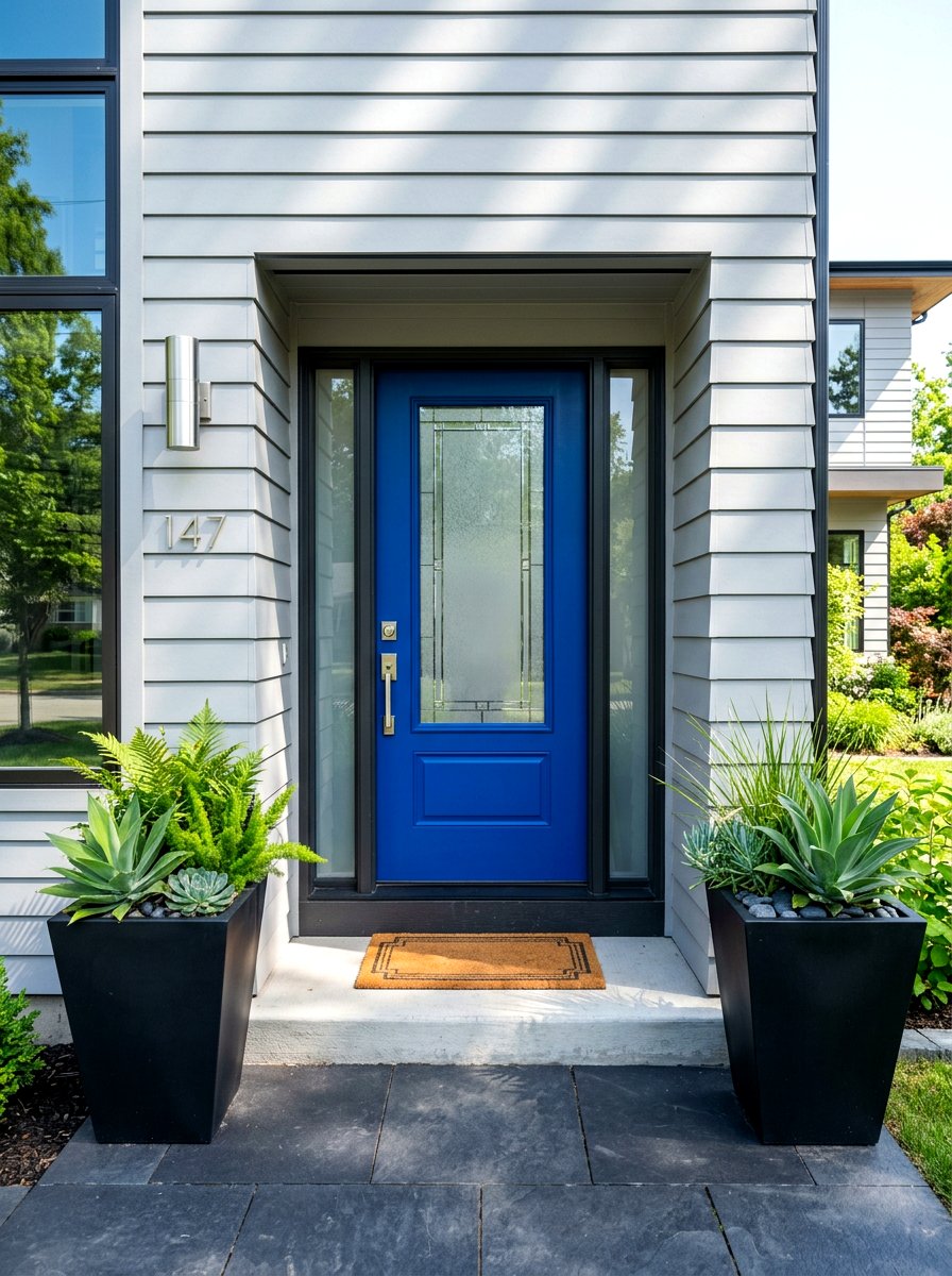 Royal Blue Front Door - 30 front door paint color ideas