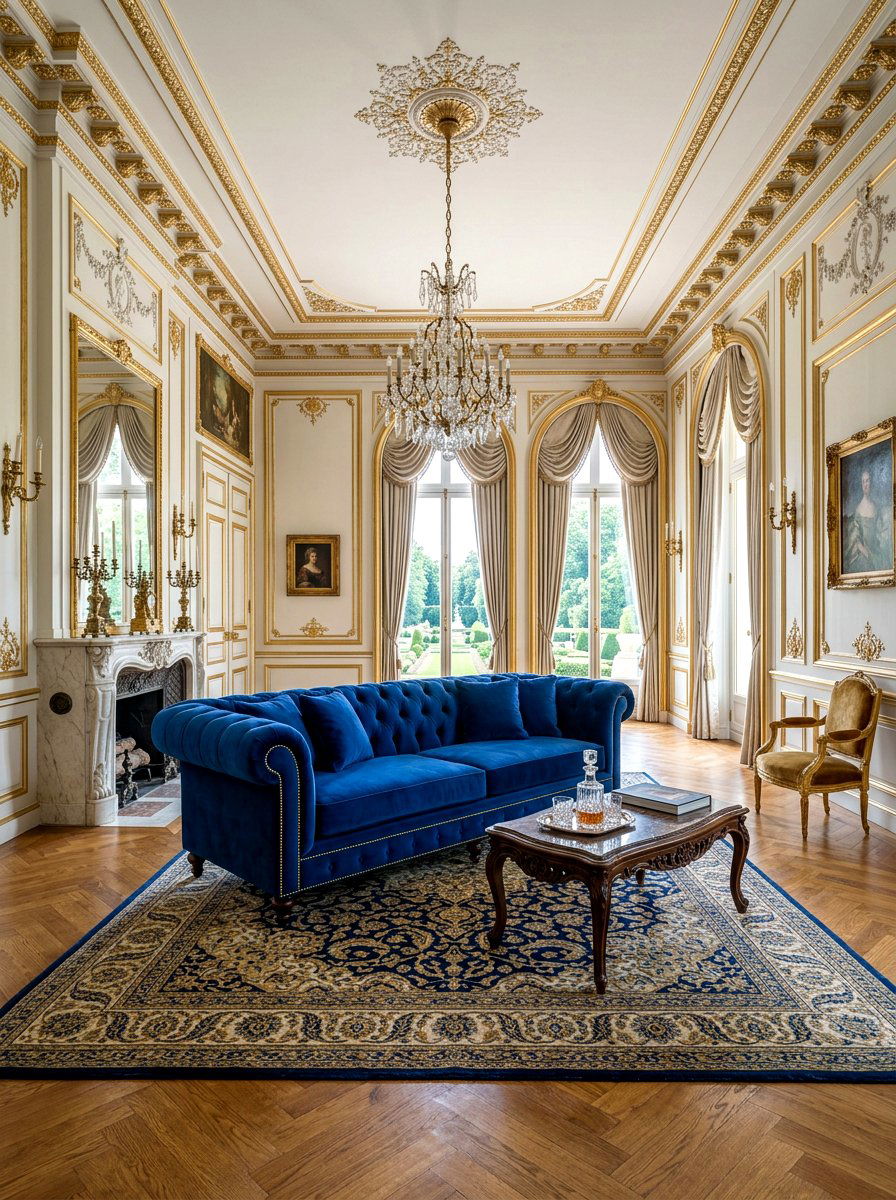 Royal Blue Velvet Sofa - 30 velvet sofa ideas