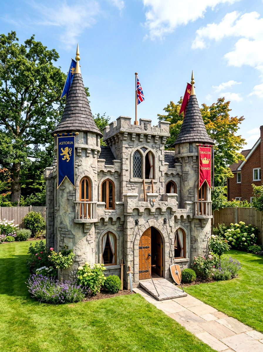 Royal Castle Playhouse - 30 playhouse ideas