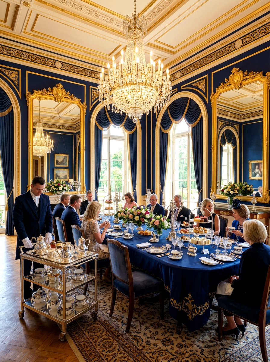 Royal High Tea Room - 30 tea party dining room ideas