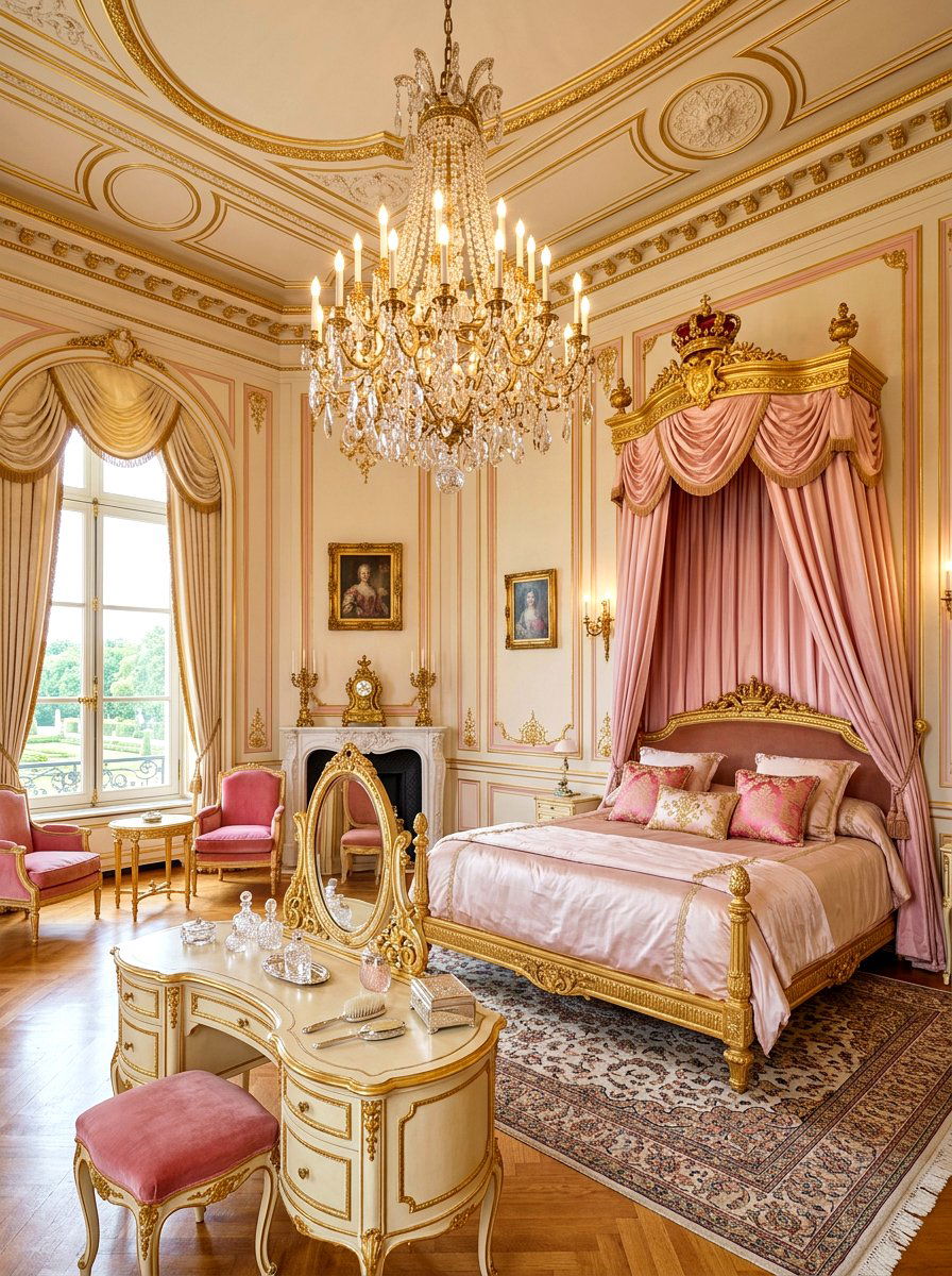 Royal Princess Bedroom - 30 storybook bedroom decor ideas