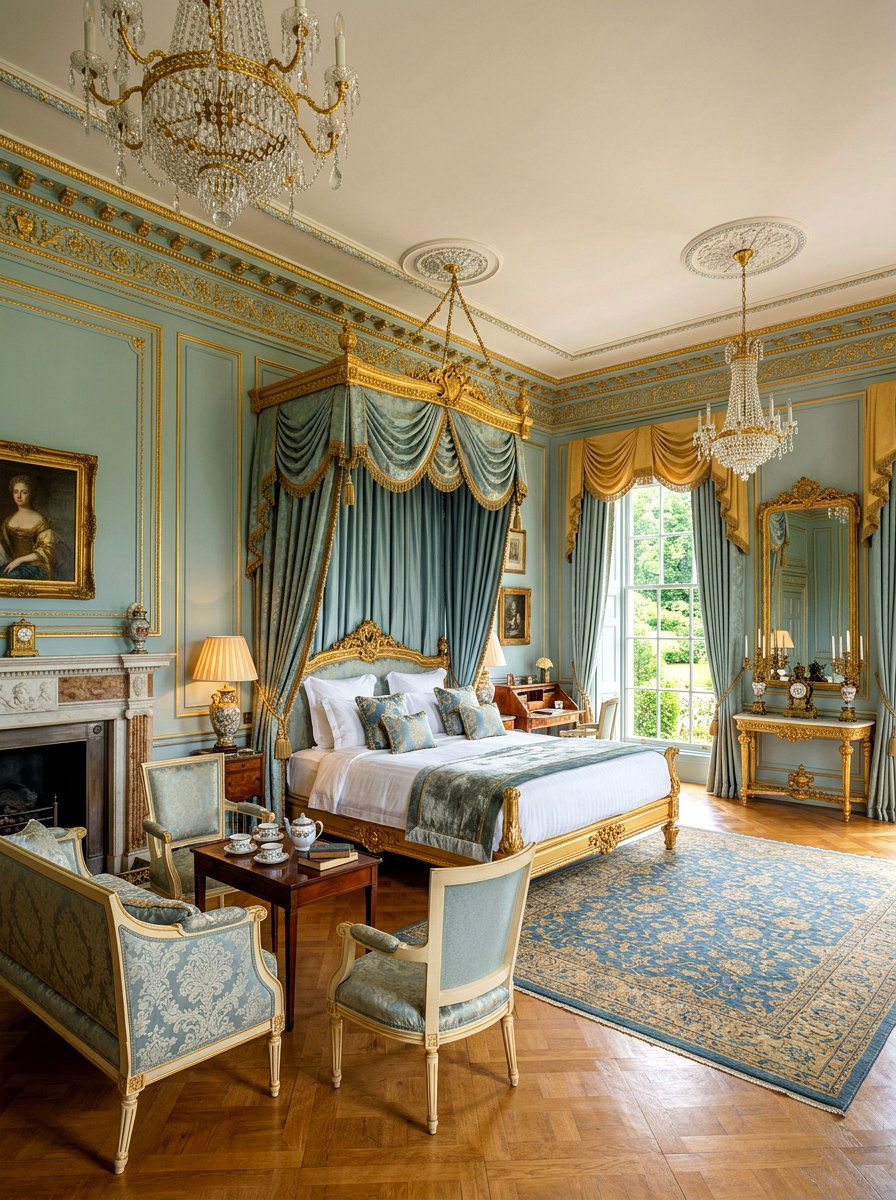 Royal Regency Style Suite - 30 resort bedroom ideas