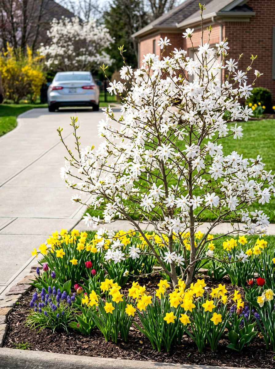 Royal Star Magnolia Bulbs - 30 magnolia front yard ideas