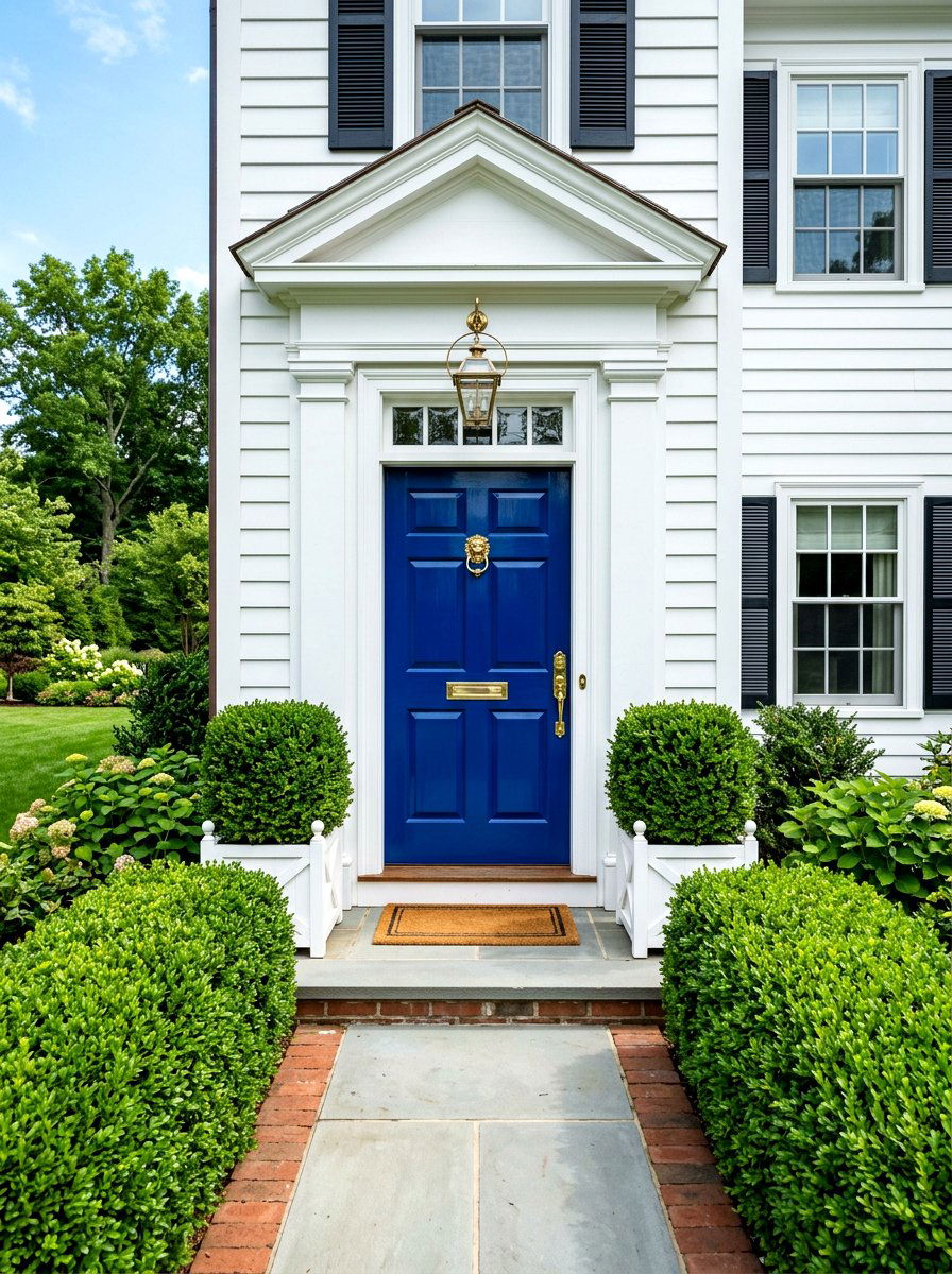 Royal blue front door - 30 front door color ideas