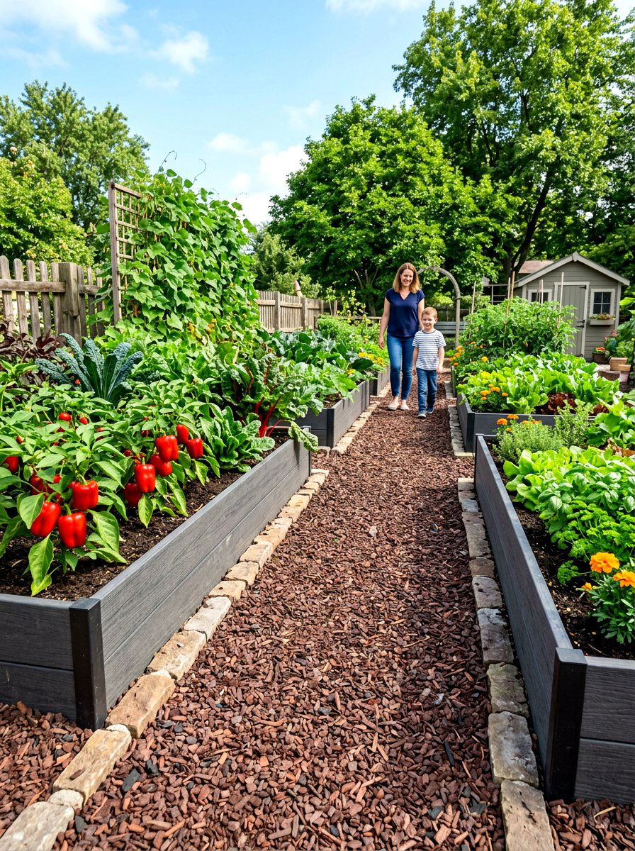 30 Raised Bed Path Ideas for Clean Walkways and Easy Access