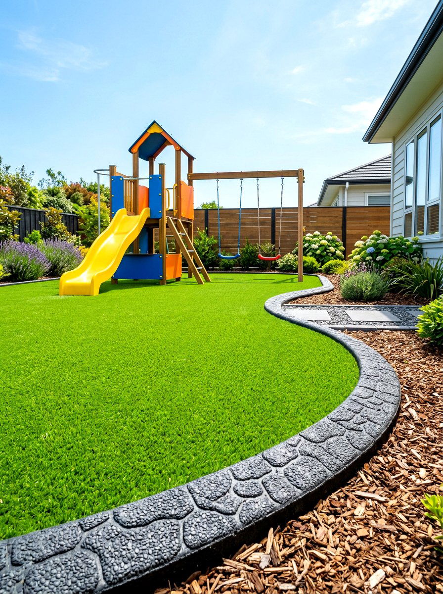 Rubber garden edging - 30 garden edging ideas