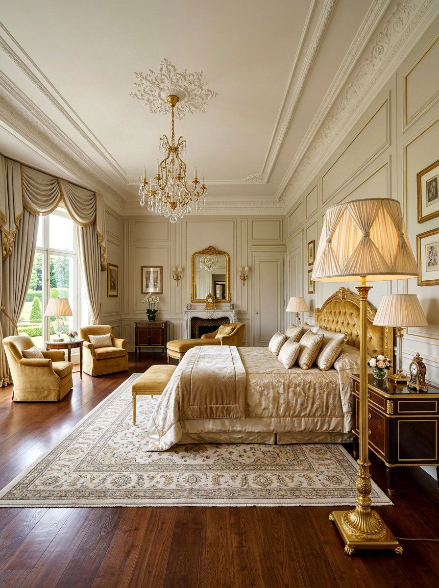 Ruched Silk Lampshade - 30 frilly lampshade ideas