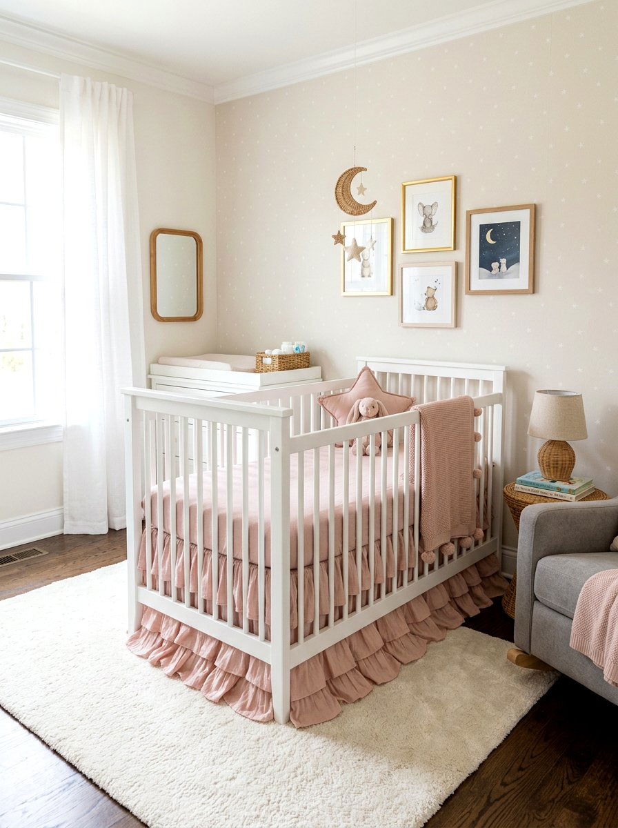 Ruffle Crib Skirt - 30 ruffle decor ideas