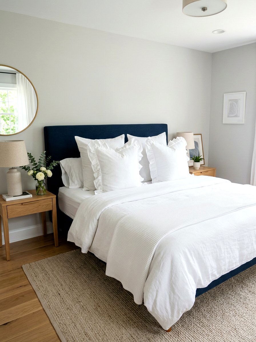 Ruffle Pillow Sham - 30 ruffle decor ideas