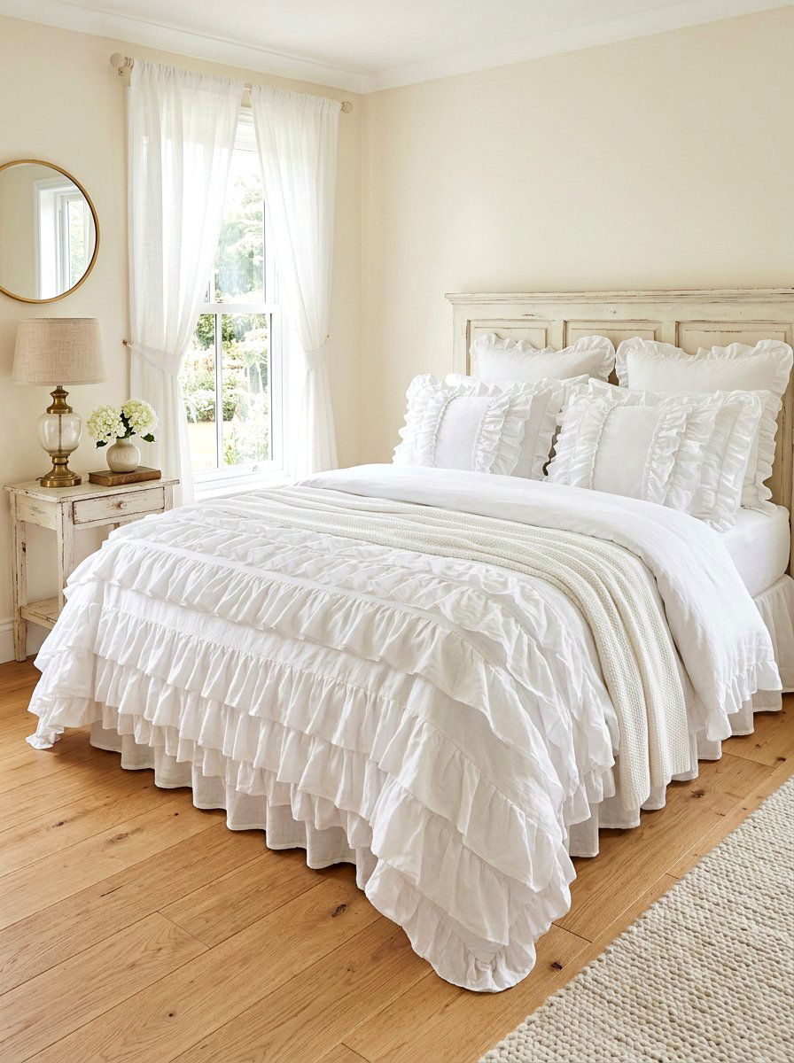 30 Frilly Bedroom Ideas for a Romantic, Soft-Girl Look Today