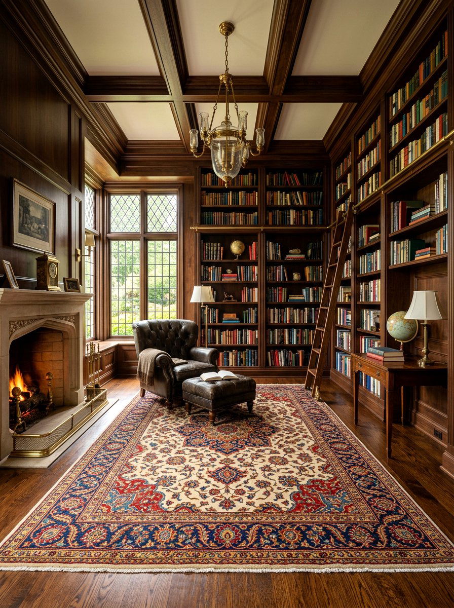 Rug For Home Library - 30 area rug placement ideas
