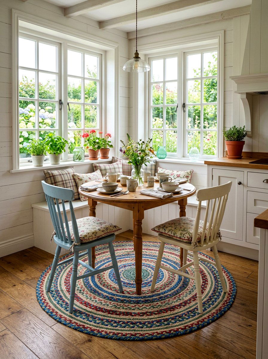 Rug Placement For Breakfast Nook - 30 dining room rug placement ideas