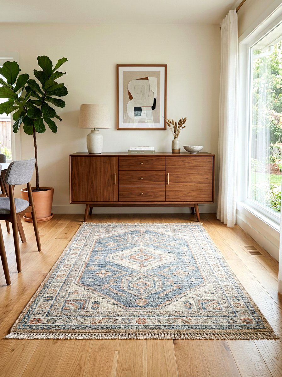 Rug Placement Near Buffet Or Sideboard - 30 dining room rug placement ideas