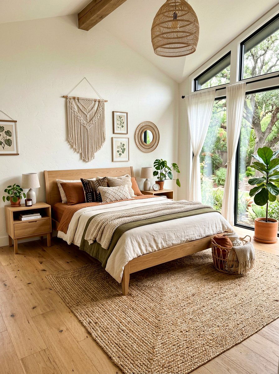 Rug Under Bottom Half Of Bed - 30 area rug placement ideas