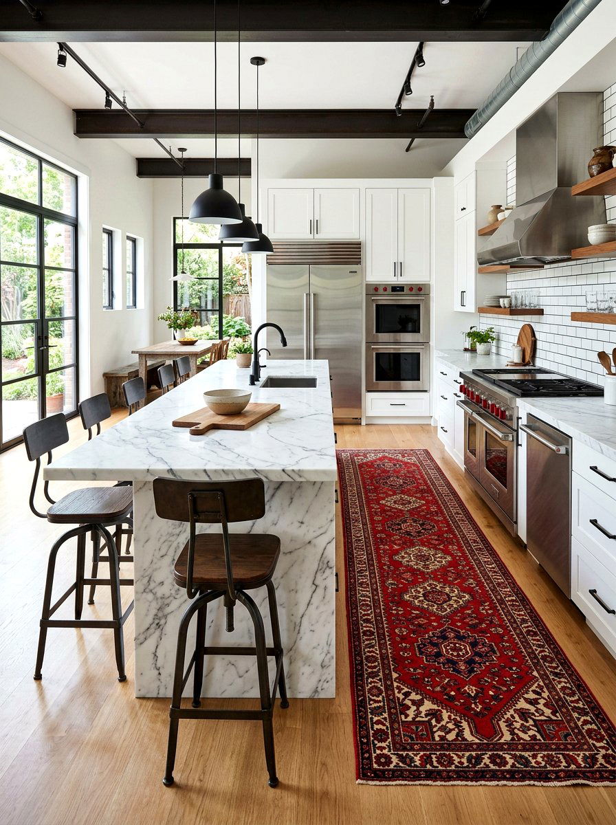 Runner Rug For Kitchen Island - 30 area rug placement ideas
