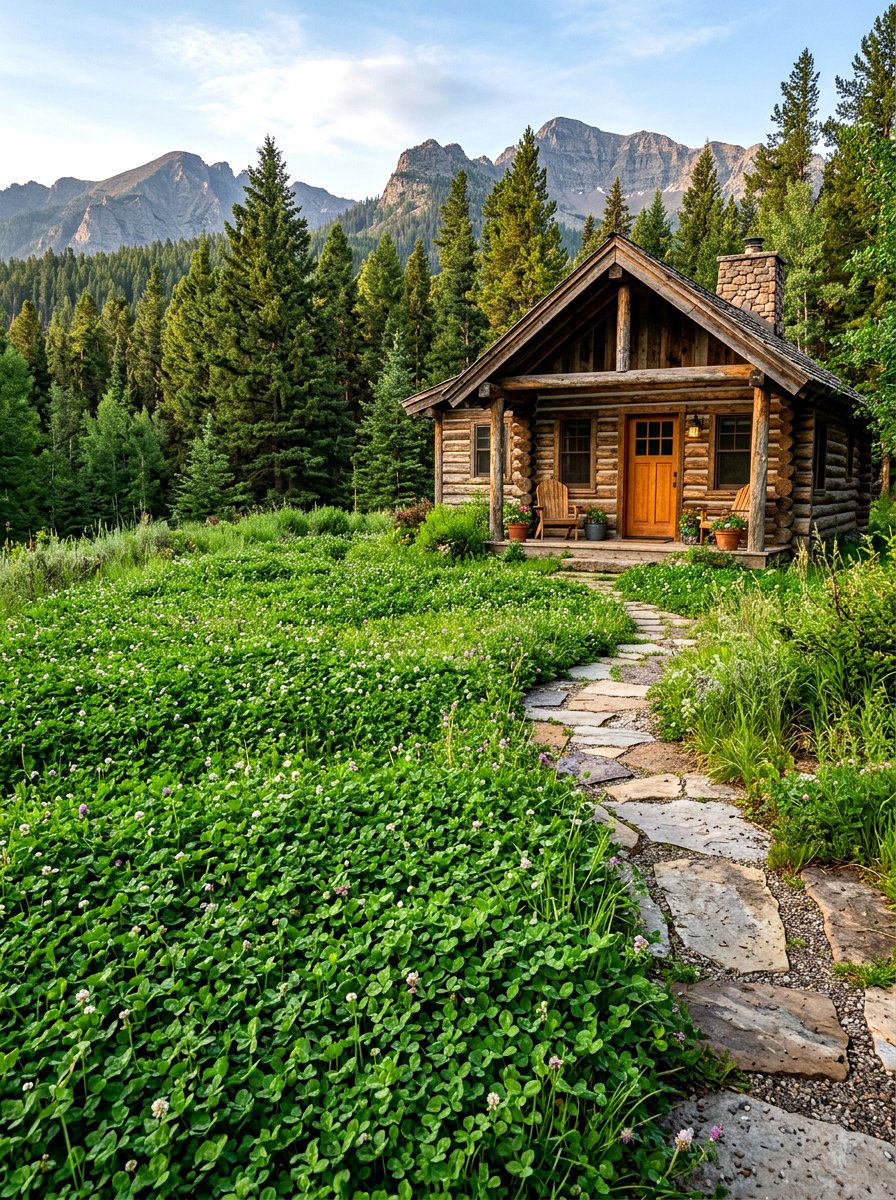 Rustic Backyard Clover - 30 clover lawn backyard ideas aesthetic