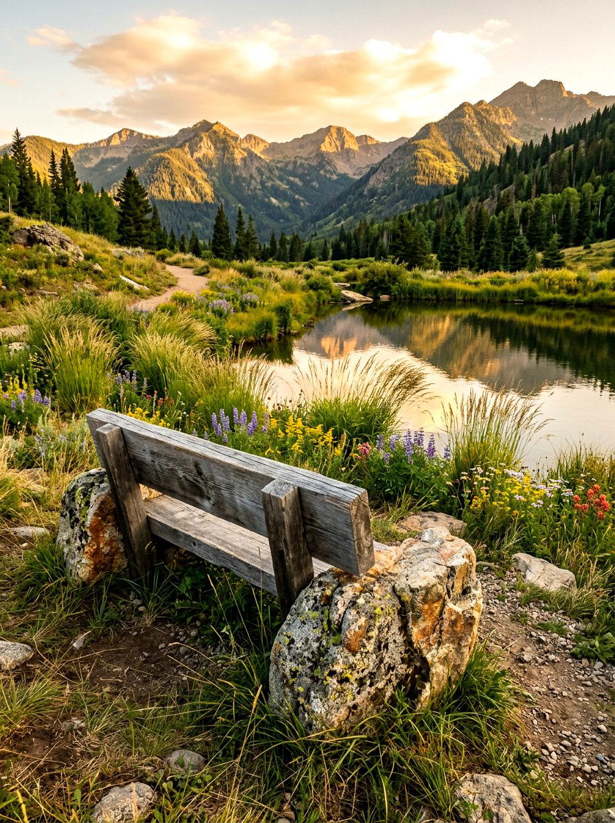 Rustic Boulder Bench - 30 stone bench garden ideas