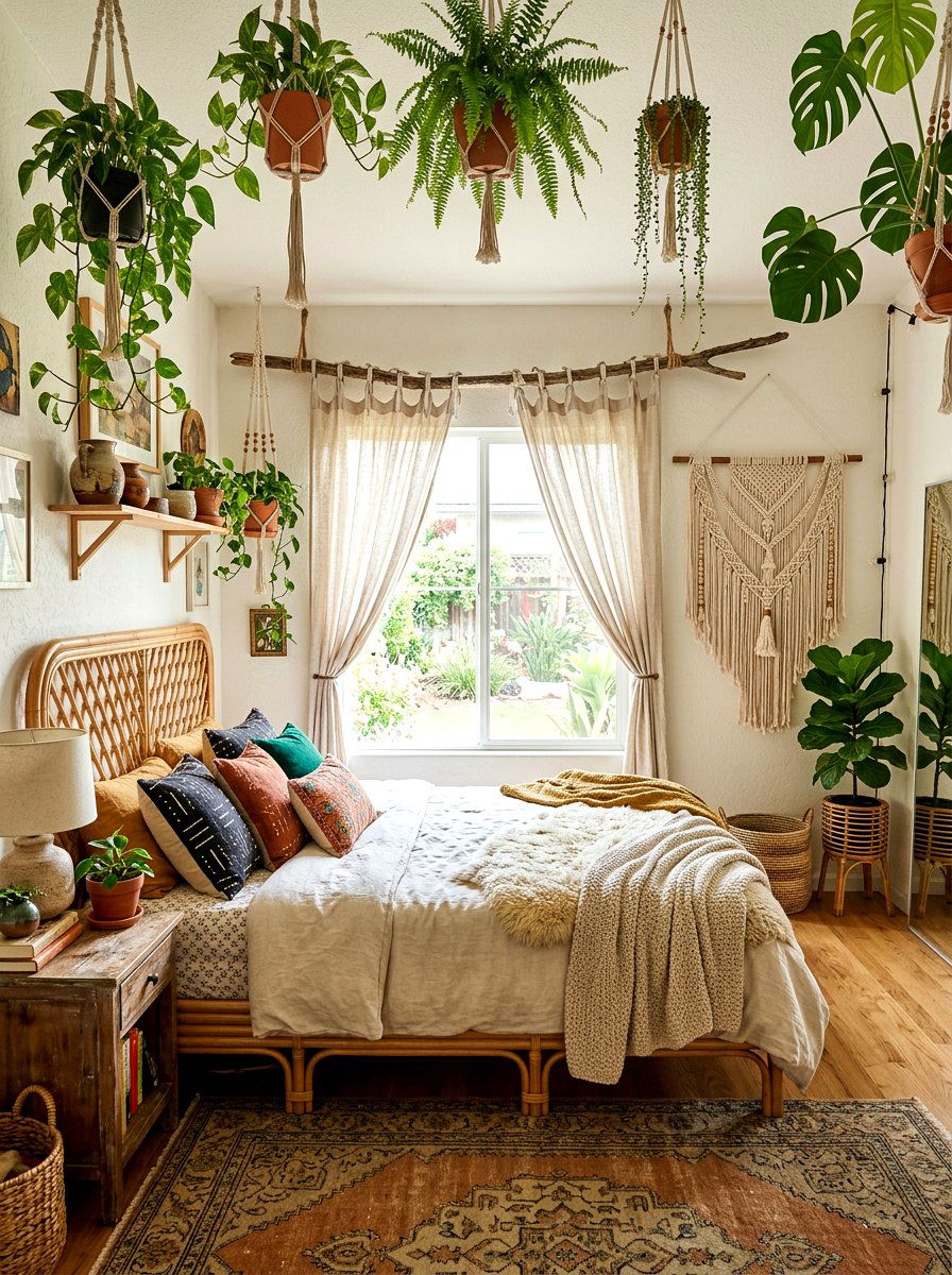 Rustic Branch Curtain Rod - 30 curtain rod styling ideas